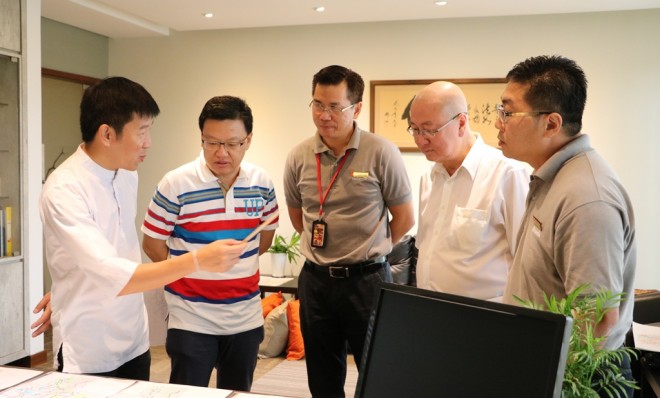 Bro. Tan meeting members of one of the Sub-Committees.