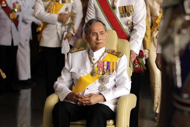 His Majesty King Bhumibol Adulyadej, Rama IX, of Thailand.