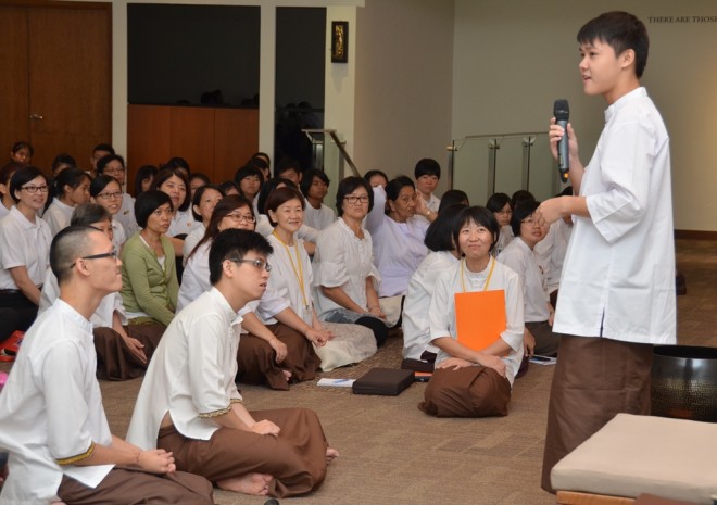 Bro. Jun Yin sharing his memorable experience as a volunteer.