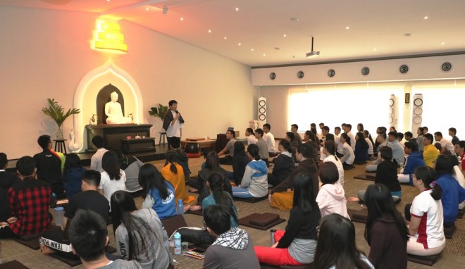 The meditation retreat received wonderful response from youths.