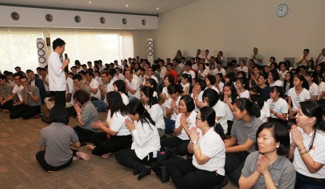 Bro. Tan wishing everyone a ‘Happy Whole Year!’