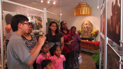 Engaging the community at the Buddha Jayanti Exhibition “Path to Well-being“.