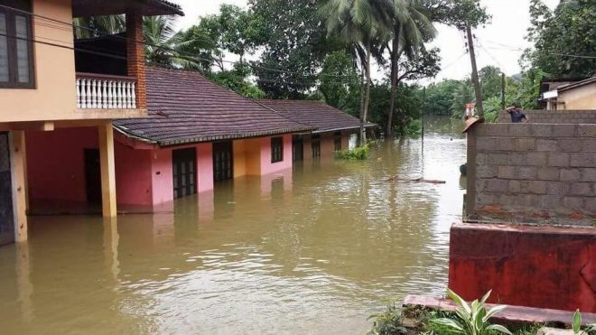 The floods are affecting half a million people mainly on the west coast of Sri Lanka.