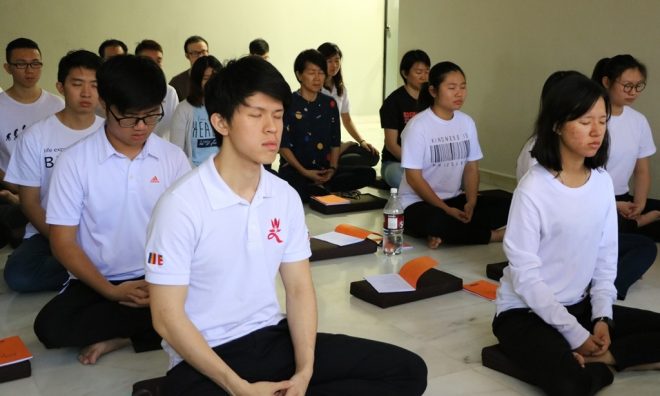 Youths are encouraged to meditate often.
