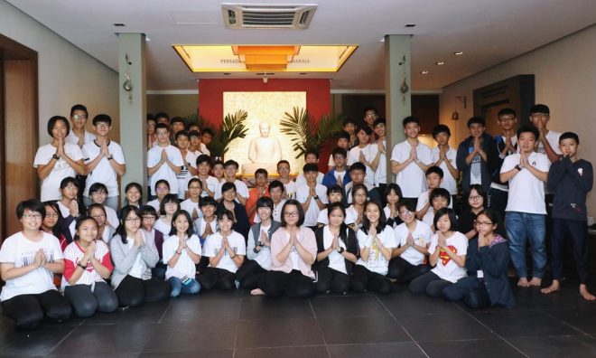 70 students spent 4 days in Sri Serdang to learn Dhamma.